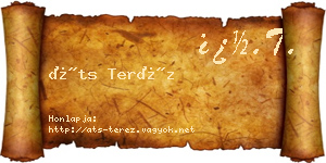 Áts Teréz névjegykártya